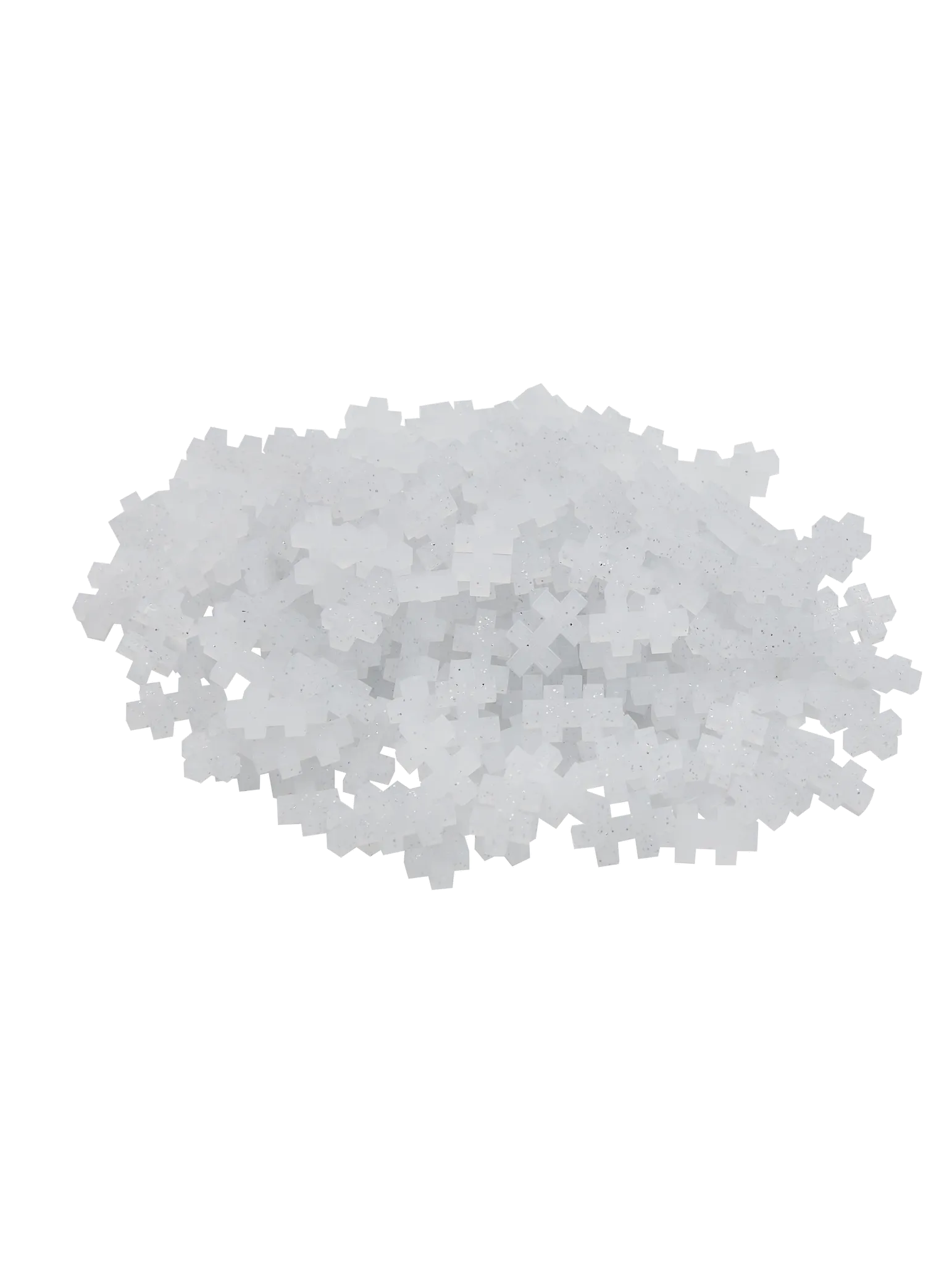 Transparent Glitter - 150 stk